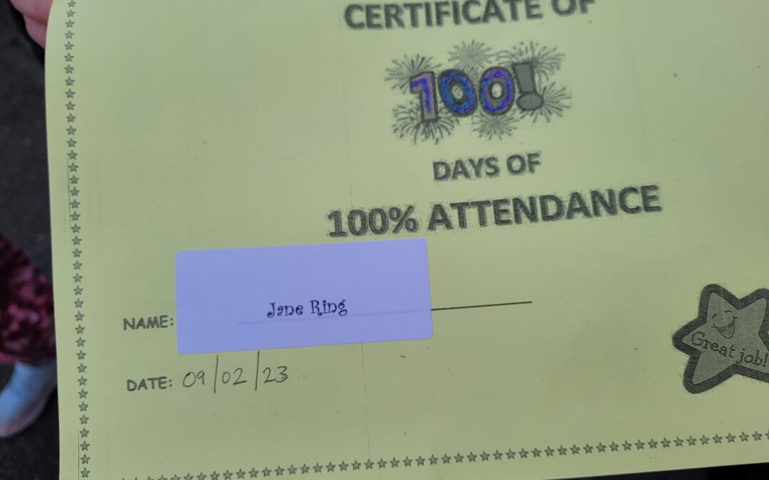 100 days in school