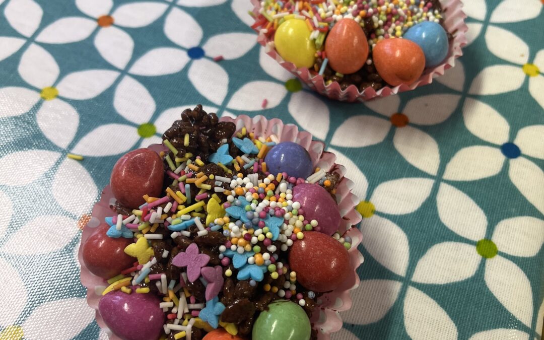 2nd class made rice krispie buns!