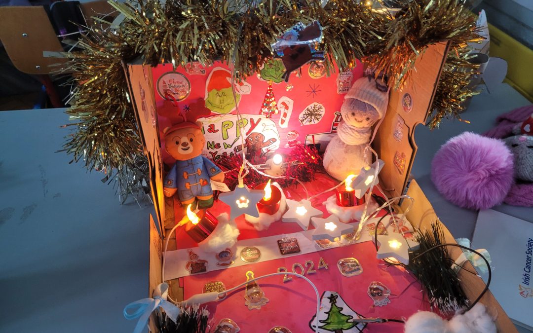 Christmas boxes with circuits .