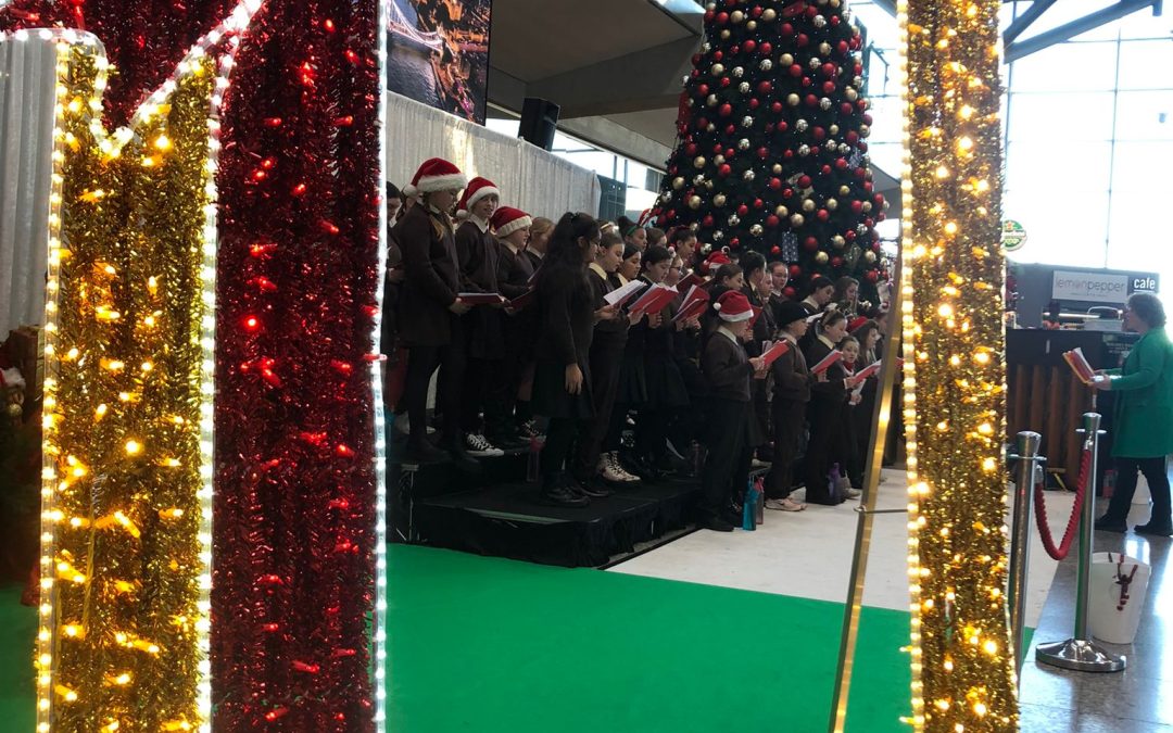 Christmas Singing at the Airport