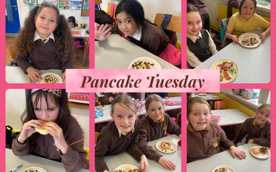 Pancake Tuesday in 2nd Class