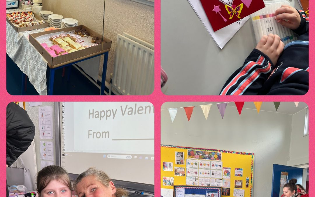 Valentine’s Day Art with Parents
